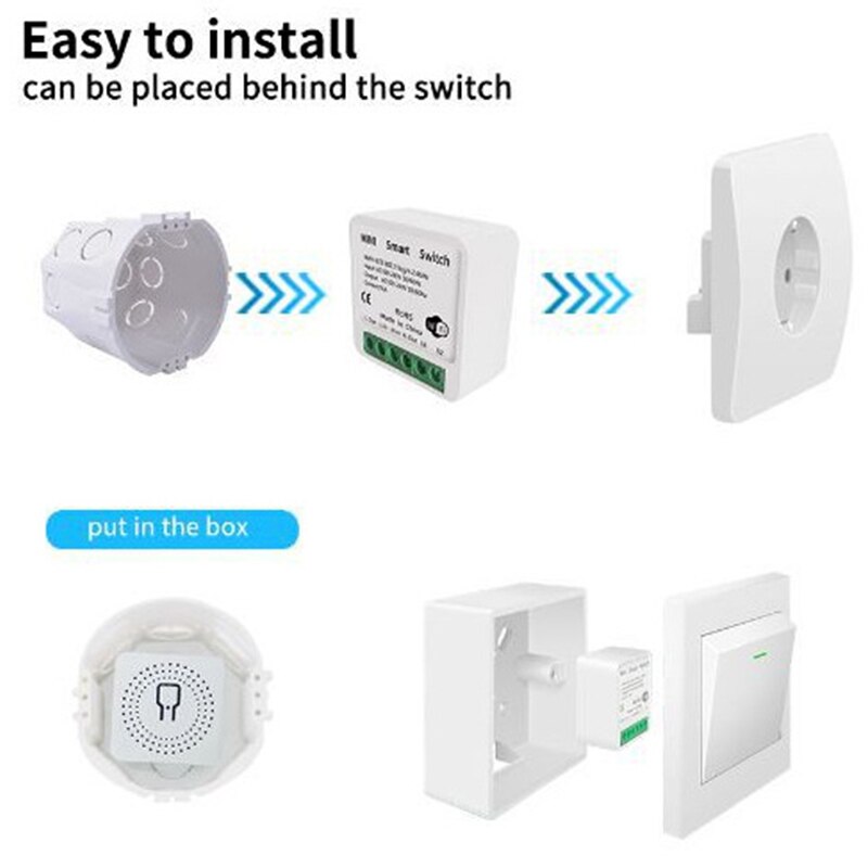 Tuya 16A Mini Wifi Smart Switc - Diy Home Automation Controller recension och pris